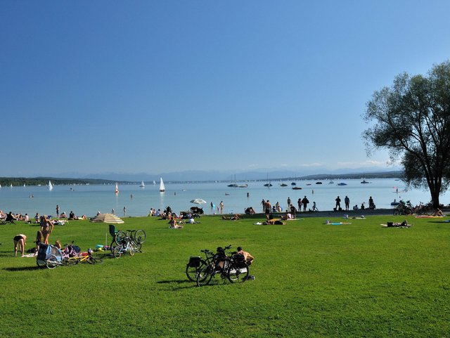 Badeplatz Eching am Ammersee