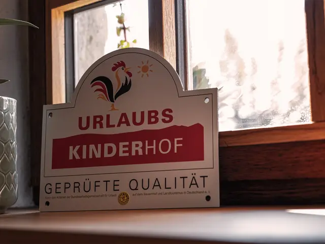 Ausgezeichnet als Qualitätsgeprüfter UrlaubsKinderhof