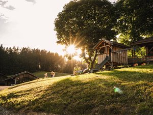 Entspannen nach getaner Arbeit im Garten