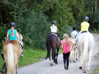 Austirr in die Natur vom Bauernhof aus