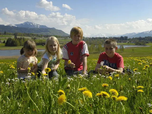 Frische Luft tanken im Frühling im Allgäu