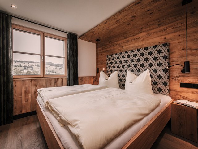 Urgemütliches Schlafzimmer im Chalet