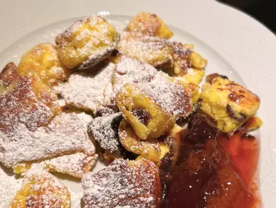 Der Kaiserschmarrn ist fertig zur Verkostung