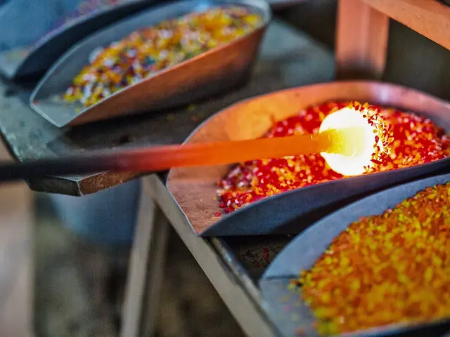 Glasherstellung Glasbläserei im Bayerischen Wald