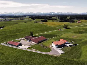 Alleinlage des Biohofs im Allgäu