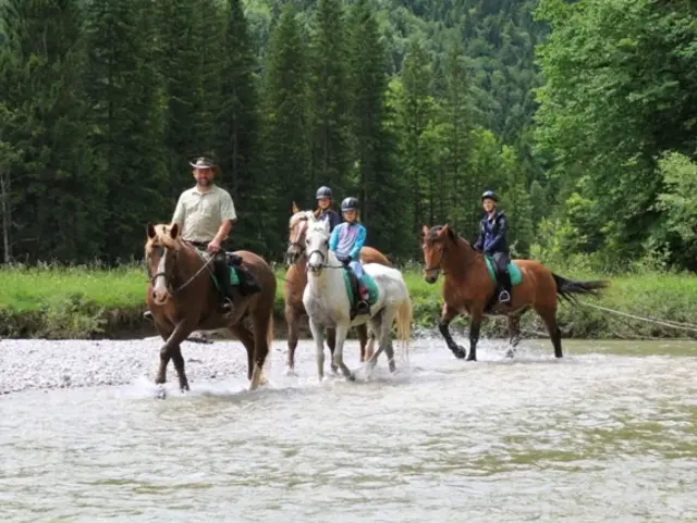 Ausrittmöglichkeit im Urlaub auf dem Bauernhof