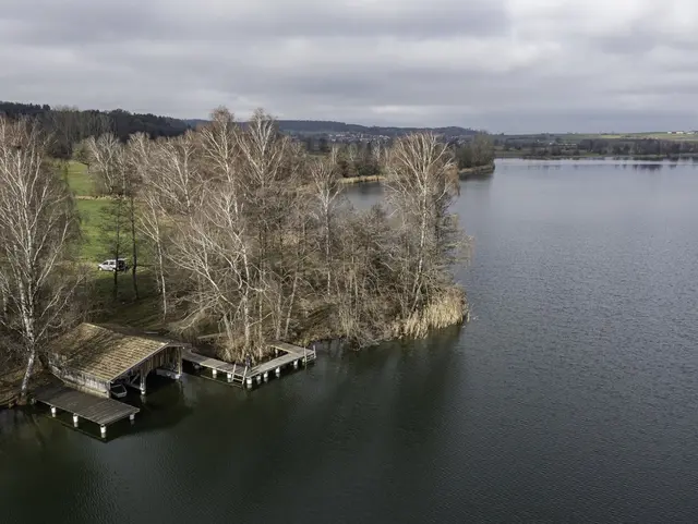 Bootschuppen des Sailerhof am Tachinger See