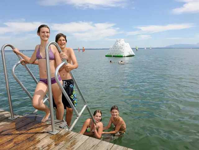 Bauernhof beim Badeplatz am Chiemsee 