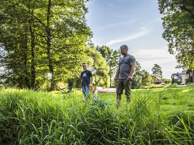 Angeln an der Schwarzach - © Tourismusverband Oberpfälzer Wald Angeln an der Schwarzach im Oberpfälzer Wald