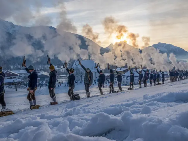 Weihnachtsschützen im Berchtesgadener Land