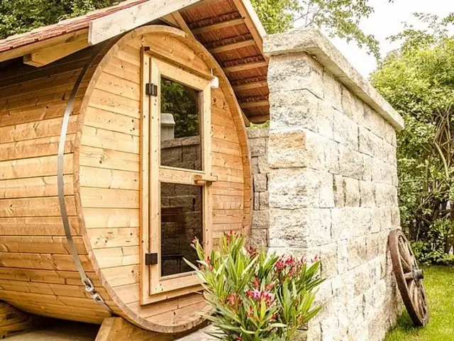 Ferienhaus Brunner Außensauna Ferienhaus Brunner in Zachenberg im Bayerischen Wald