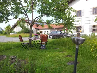 Viel Platz zum Sitzen im Garten