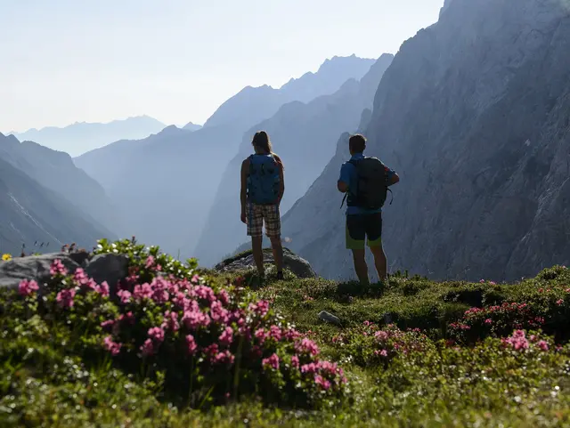 Blick vom Berg ins Reintal