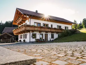 Hofansicht des Ferienhof Schmalzgrub