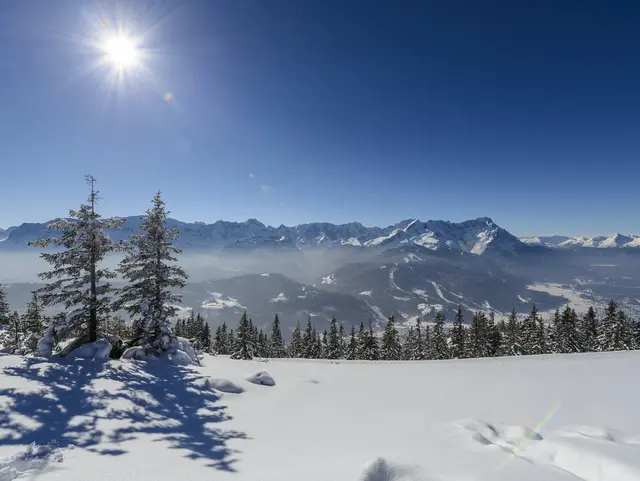 Traumhafter Winter in den Bergen