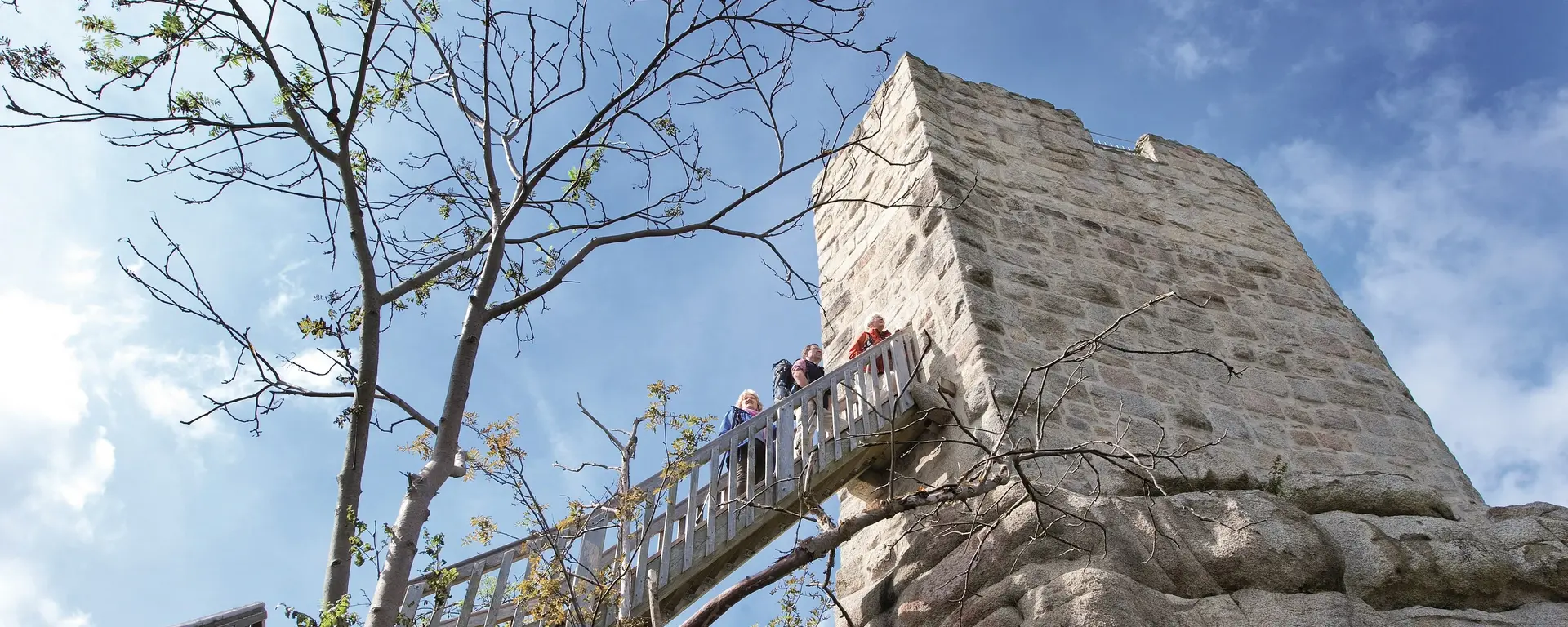 Besuch der Burgruine Weißenstein im Fichtelgebirge