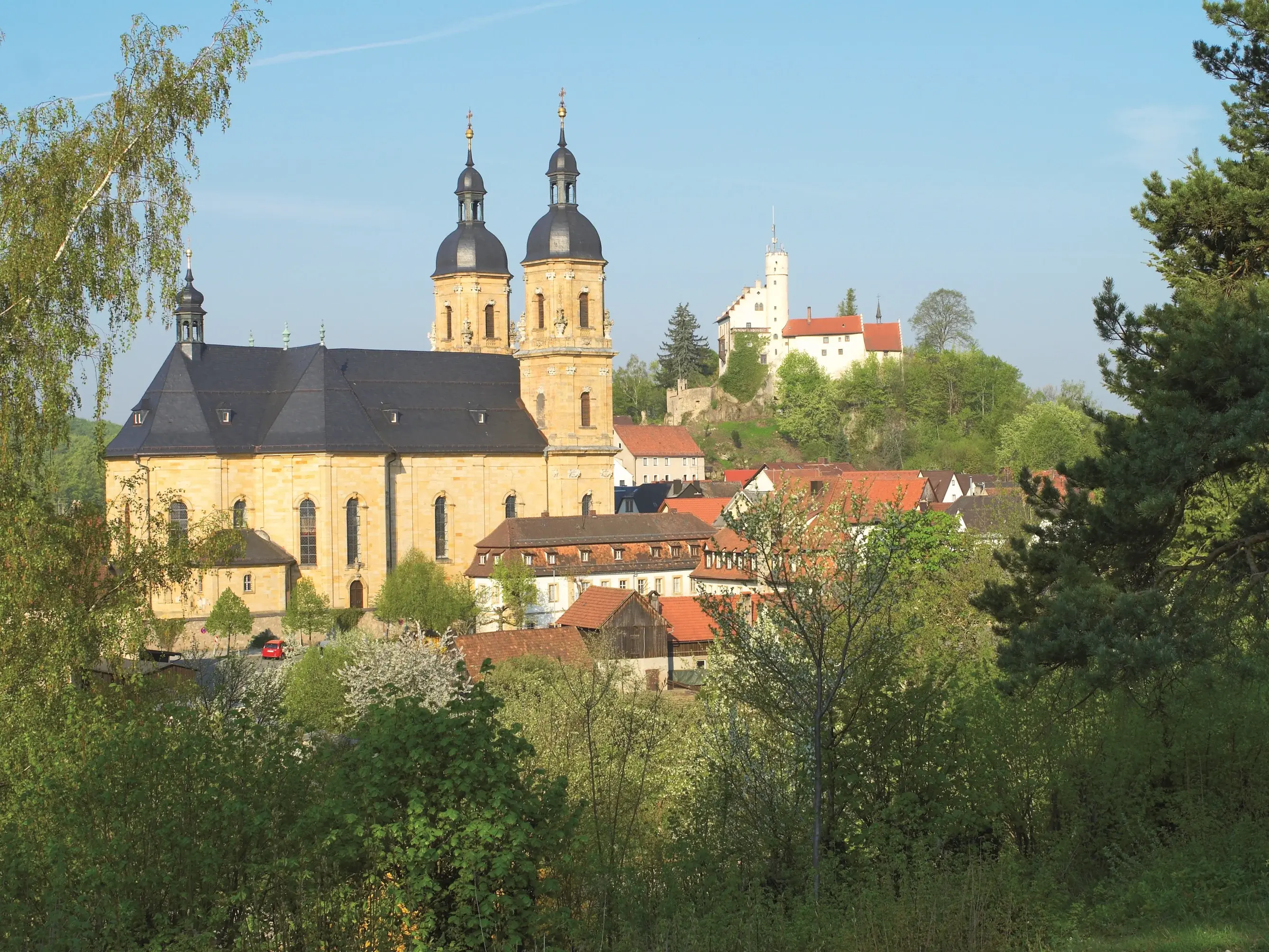 Basilika Gößweinstein - © FrankenTourismus / Andreas Hub/ Archive der Gebiete und Partner Basilika Gößweinstein in der Fränkischen Schweiz