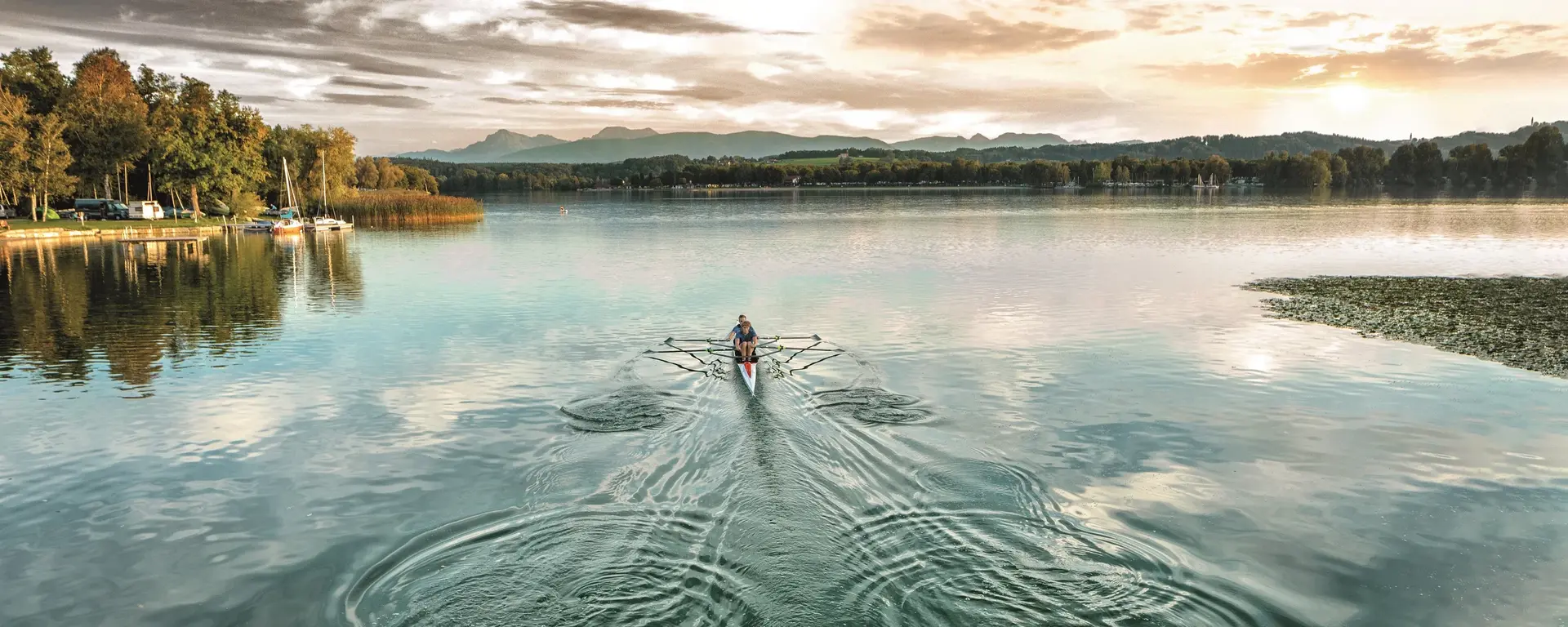 Kajak auf dem Waginger See