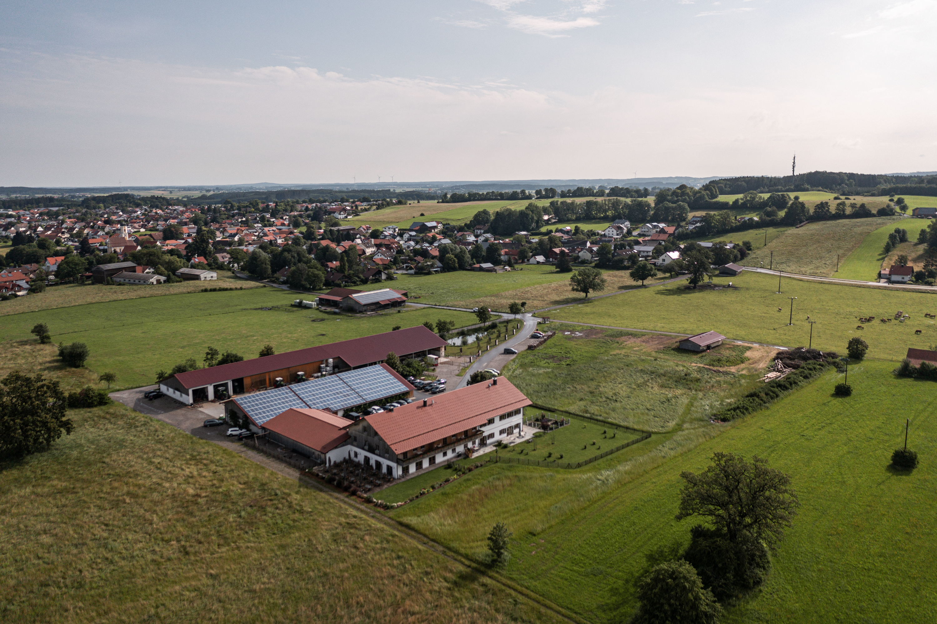 Lage und Ausblick des Obsthofes im Allgäu